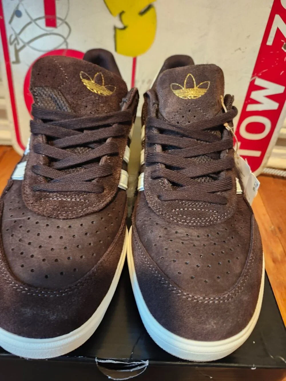 adidas Tyshawn II Brown Suede Skate Shoes Men's 10.5 NEW IN BOX